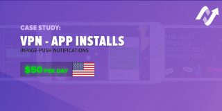 Case Study: iOS VPN App in US on In-Page Push ($50 profit per day)